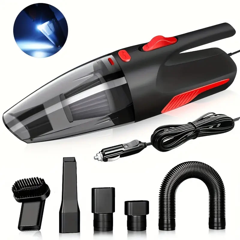 Mini Aspiradora de Mano Inalámbrica – Potencia y Comodidad para la Limpieza de tu Vehículo 🚗✨
