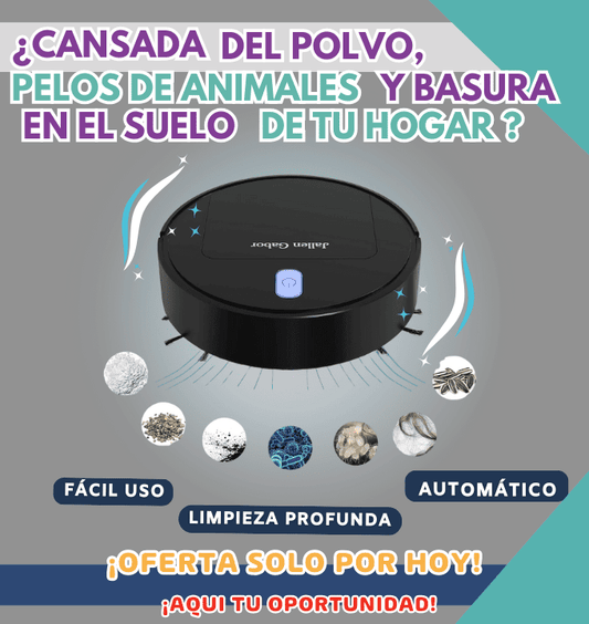 Robot Aspiradora Automática Inteligente con Limpieza Avanzada