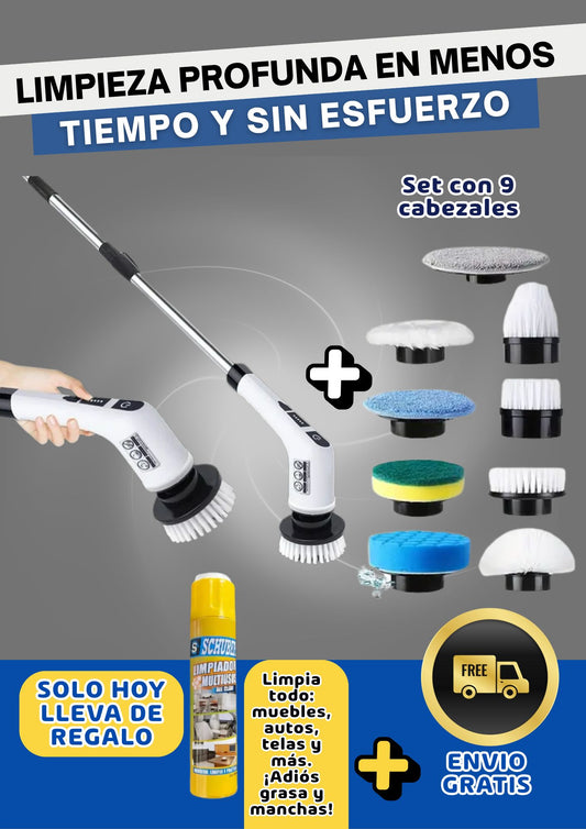 Cepillo Portátil Multifuncional 9 en 1