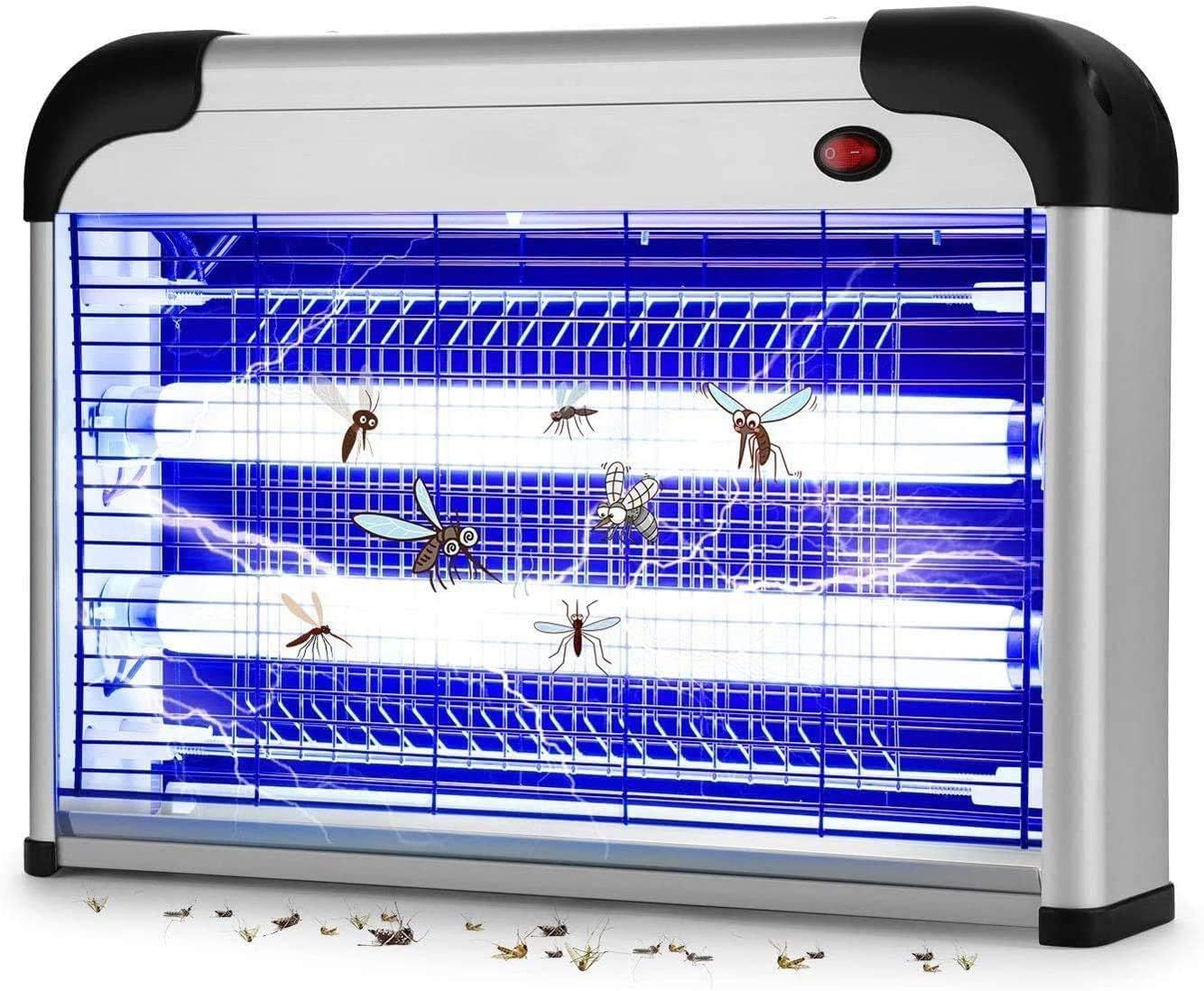 Lámpara Mata Moscas Eléctrica 20W de Alto Voltaje