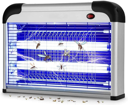 Lámpara Mata Moscas Eléctrica 20W de Alto Voltaje