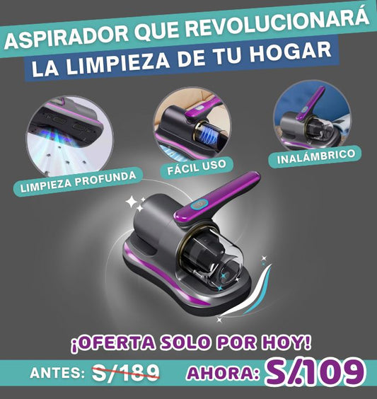 Aspiradora Portátil de Colchón Pro + Esterilización UV