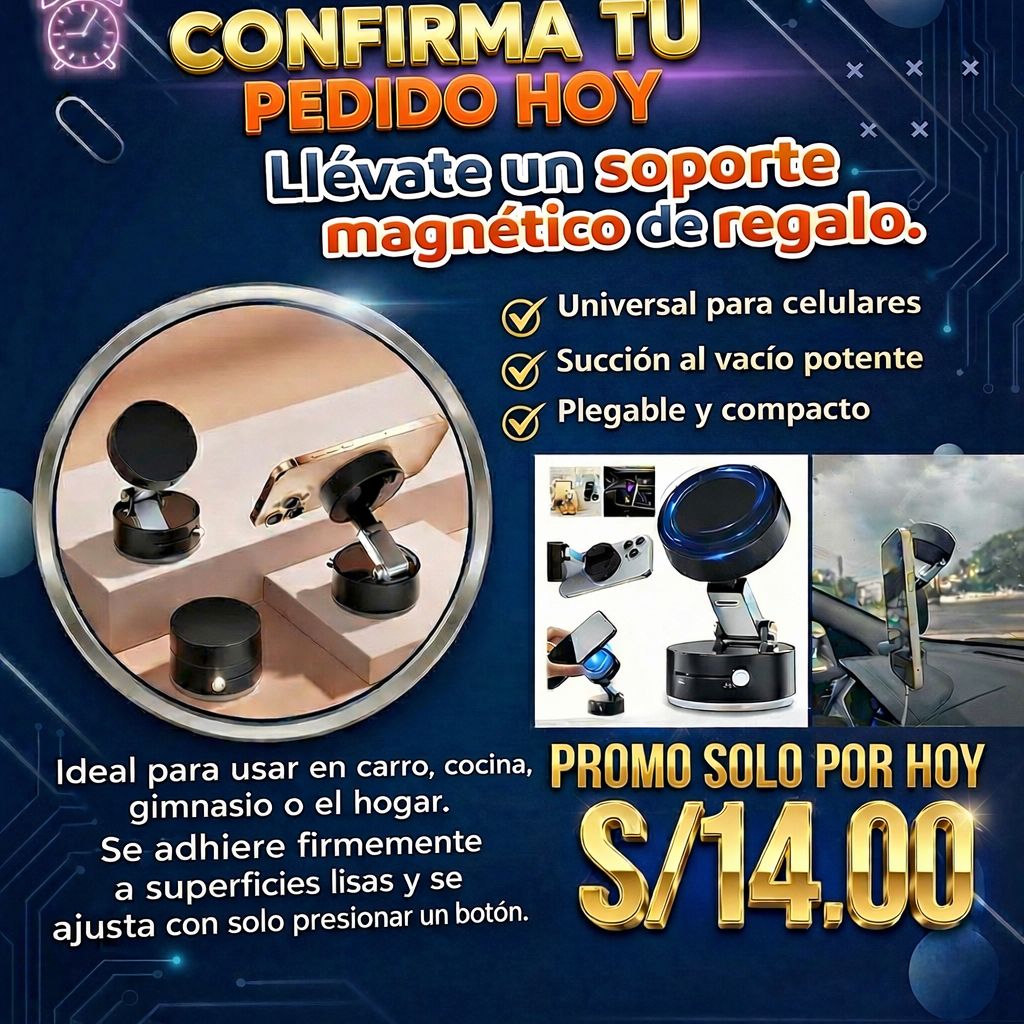 Soporte Magnético Imantado para Celular