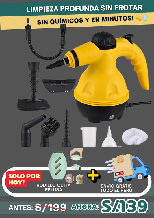 Vaporizador  Multifuncional  – Limpieza al Instante sin Químicos