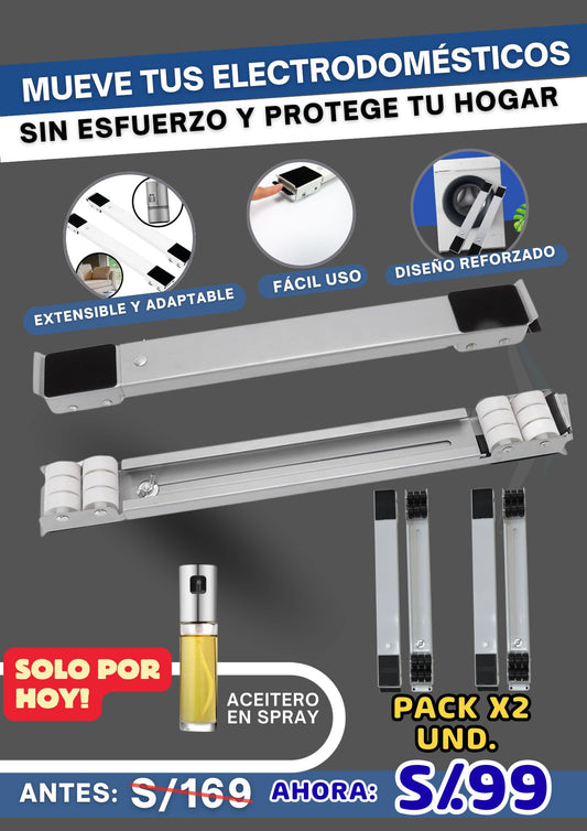 PACK X2 UND. Soportes de Rodillo Ajustables